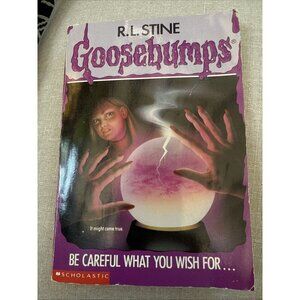 Goosebumps Be Careful What You Wish For ... #12 R L Stine Vintage Paperback Book